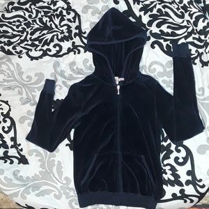 Juicy Couture: Dark Blue Hoodie Jacket, Medium